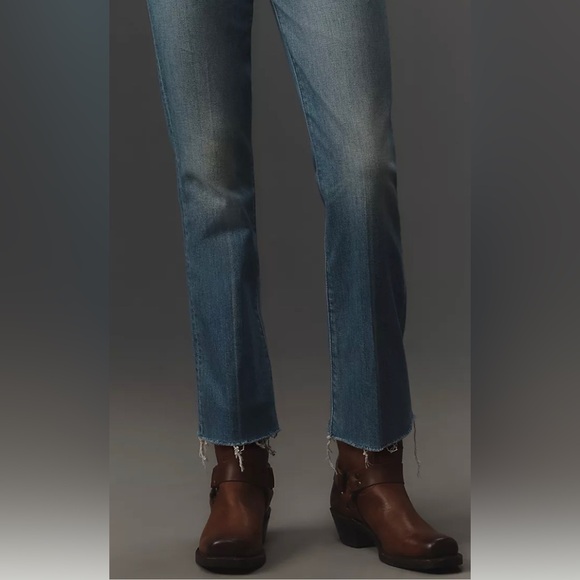 MOTHER High Rise Blue Jeans Flared - Picture 4 of 16